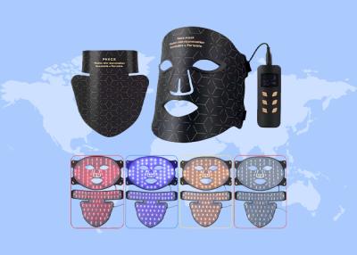 China 4 Colors Led Light With Infrared Silicone Mask For Full Face Wrinkle Removal Skin Care for sale