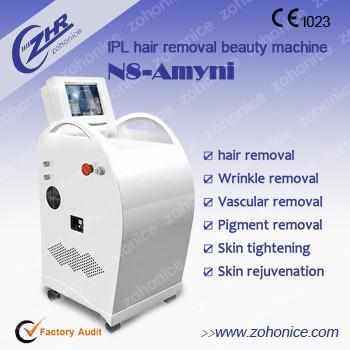 China Vertical IPL Hair Removal Machines / Hair Salon Equipment For Hair Treatment for sale