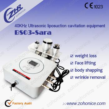 China Portable sound Fat Burning Cavitation Rf Slimming Beauty Machine For Lose Weight for sale