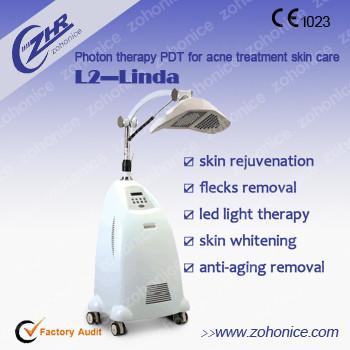 China 7 Color Flecks Removal Skin Whitening PDT LED Light Therapy Machine for sale