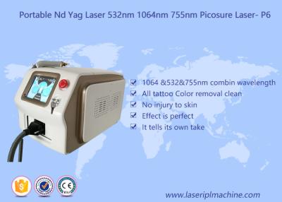 China 1064 retiro modificado para requisitos particulares del pelo del laser de Yag, máquina del laser del Nd Yag ninguna lesión a la piel en venta