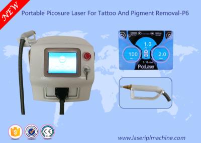China Nd portátil Yag del interruptor del nanómetro Q del picosegundo 1064 de picosecond de la máquina del retiro del tatuaje del laser en venta