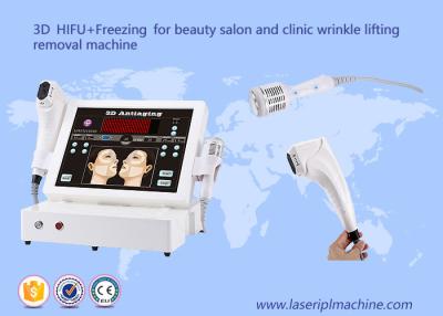 China High intensitive focused ultrasound wrinkle remove 3d hifu ice freezing beauty machine for sale