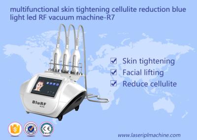 China Multifunctional Skin Tightening Cellulite Reduction Blue Light Led Rf Vacuum Machine for sale