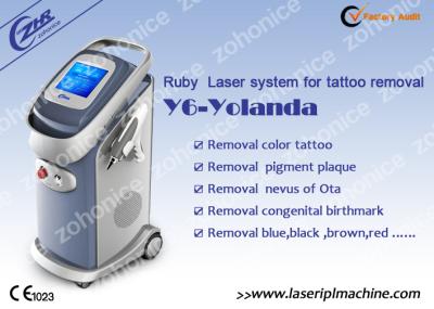China Colorful Touch Screen Laser Tattoo Removal Machine With Multi-Language Interface Program for sale