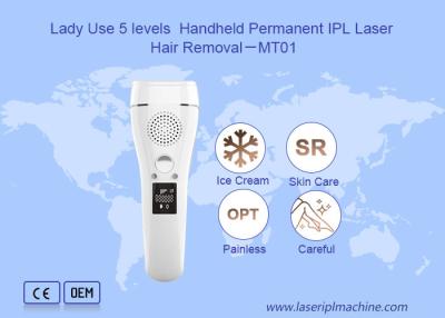 China Handheld Permanent IPL Beauty Machine IPL Hair Removal Beauty Device 33 * 10mm2 Spot Size for sale