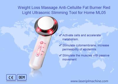 China Weight Loss Massage Home Use Beauty Device Anti Cellulite Red Light Ultrasonic Slimming Tool for sale