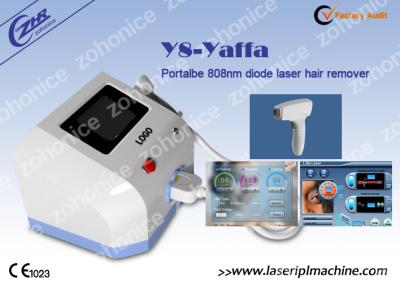 China Sistema portátil del enfriamiento por contacto del zafiro del diodo del laser del pelo de la máquina segura del retiro en venta