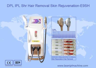 China 8*34mm 1200W DPL IPL SHR Laser Hair Removal Machine for sale