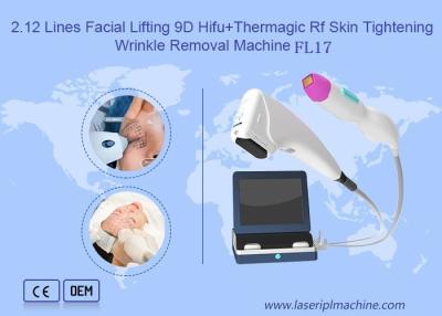 China 12 Lines Facial Lifting 9D Portable Hifu Machine for sale