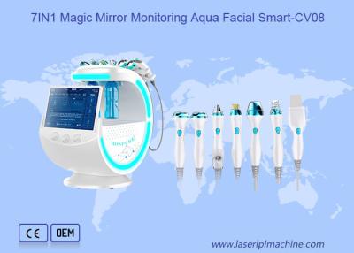 China 7 In 1 Magic Mirror Monitoring RF Aqua Facial Machine for sale