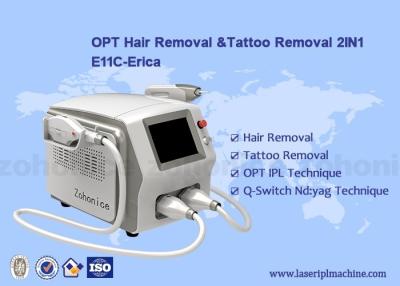 China Skin Rejuvenation E Light Laser IPL Machine / Equipment 2 In 1 Acne Treatment for sale