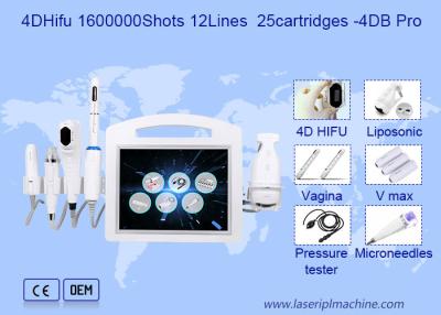 Cina 6 in 1 macchina di bellezza di Hifu di ultrasuono della clinica 4D in vendita