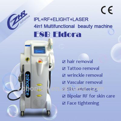 China Multifunktions-E-Licht IPL-Haar-Abbau-Haut, die Schönheits-Maschine für Schönheitssalon weiß wird zu verkaufen