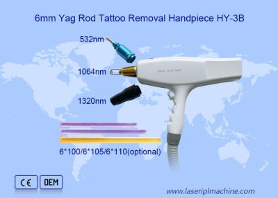 China Single 6mm Laser Rod Q Switch Nd Yag Laser Tattoo Removal Ipl Handle for sale