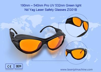 China CE OD4+ Nd YAG 532nm 1064nm Ipl Laser Glasses for sale