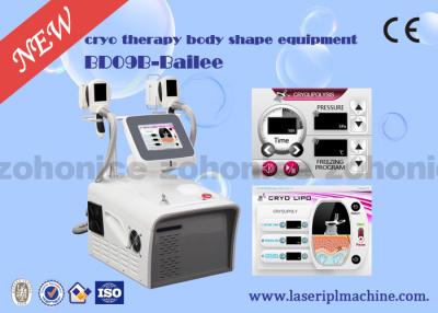 China 8“TFT Touch Sreen Cryolipolysis Slimming Machine Two Handles For Fat Dissolved for sale