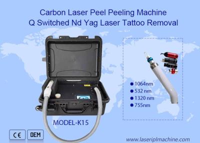 China 3 Heads Q Switched Nd Yag Laser Machine Pigment Removal Carbon Peeling for sale