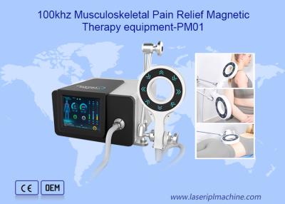 Κίνα Εξοπλισμός μαγνητικής θεραπείας 100 Khz Μυοσκελετική ανακούφιση από τον πόνο προς πώληση