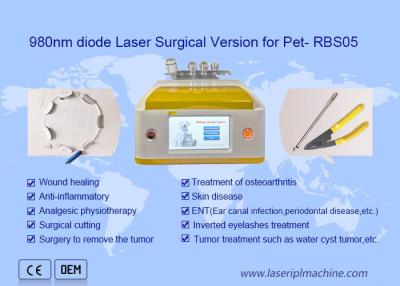 China 980 Nm Portable Diode Laser Hair Removal Surgical Version For Pet Beauty for sale
