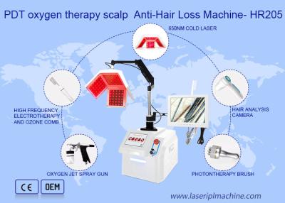 China Máquina da beleza da queda de cabelo do escalpe da terapia de oxigênio de PDT anti para o uso do salão de beleza à venda