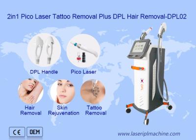 China 2 In 1 Dpl Machine Hair Removal Pico Laser Tattoo Removal Beauty for sale