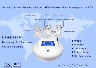 China Portable Ultrasonic Rf Vacuum Cavitation Machine 6 In 1 Body Slimming Beauty for sale