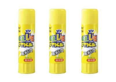 China Eco - Friendly Washable School Glue In Yellow Plastic Case , Photo Glue Stick for sale