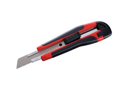 China Sharp Retractable Utility Knife Patented Interlocking Nose Holds Blade Securely for sale