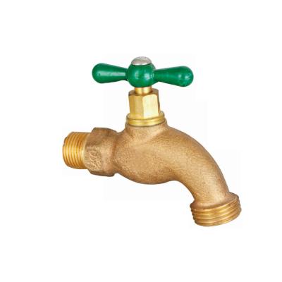 China CNC 1/2'' Male Brass Water Faucet Round Head Code for sale