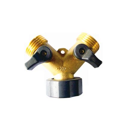 China Forged 3/4 Inch Shut Off Solid Lead Free Brass Y Valve for sale