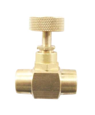 China 600 Psi 1/4in NPT Female Brass Needle Valve For Water for sale
