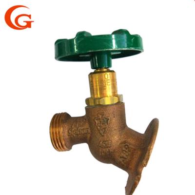 China ANSI Bibcock 3/4in Brass Water Faucet Garden Ball Valve for sale