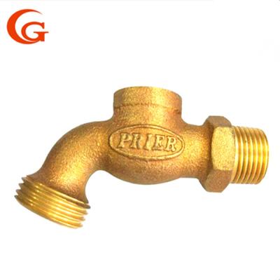 China Round Head 3/4''*1/2'' OEM Casting Brass Water Faucet for sale