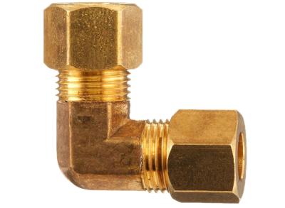 China OEM Round 3/4'' 90 Degree Brass Compression Fitting for sale