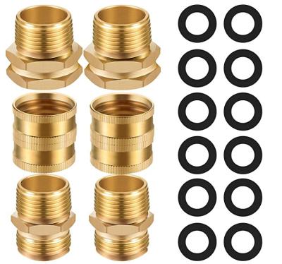 China OEM 3/4'' RV Brass Blow Out Plug Set For Garden Hose for sale