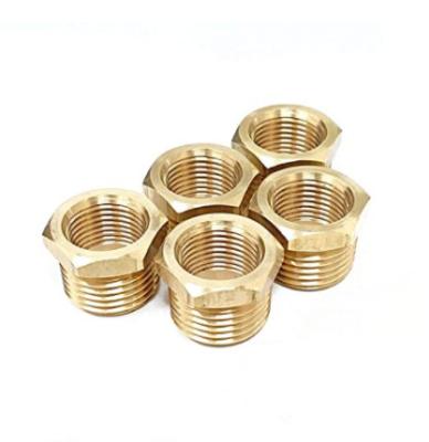 China NPT Threaded Hex Bushing Brass Tube Fitting Anti Corrosion for sale