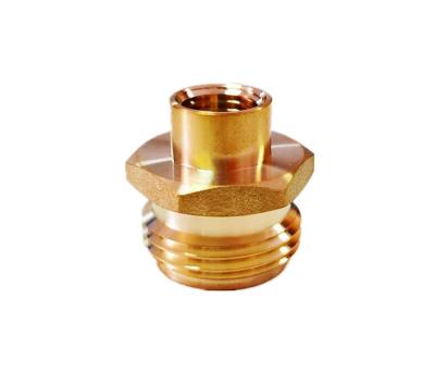 China NPT 1/4 Inches X NPT 3/4 Male Rv Water Blowout Plug Lead Free Brass for sale