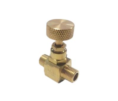 China 1/4 NPT Male * 1/4 NPT Male Brass Needle Valve High Pressure for sale