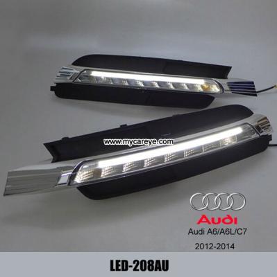 China LED Daytime Running Light kit For Audi A6 A6L C7 Driving Fog Lamp DRL for sale