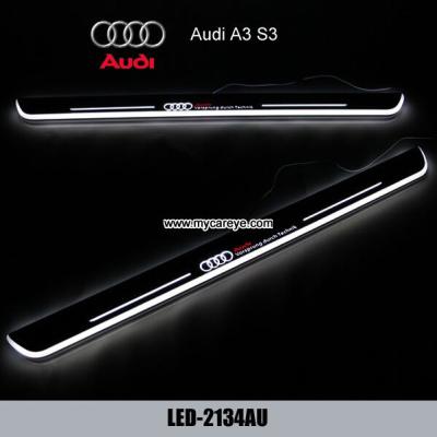 China Audi A3 S3 car Door Sill LED light Scuff Plate protector step cover guards for sale