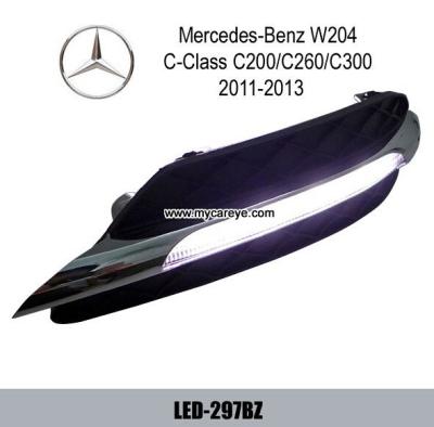 China Mercedes Benz W204 C-Class C200 C260 C300 DRL LED Daytime driving Lights for sale