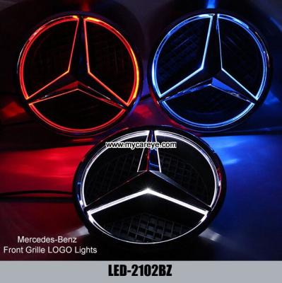 China mercedes benz logo lights up C class C180L C200L C260L Front Grille logo LED Light for sale