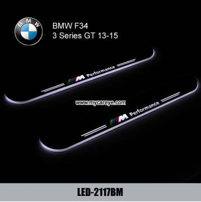 China BMW F34 GT car door welcome lights LED Moving Door sill Scuff for sale for sale