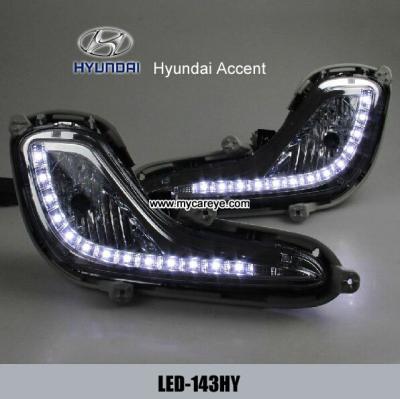China Hyundai Accent DRL LED Daytime driving Lights Car daylight for sale for sale