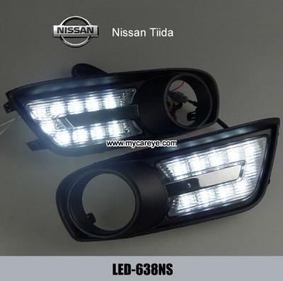 China El día diurno del trabajo de la conducción de automóviles de la luz corriente de Nissan Tiida DRL LED se enciende en venta