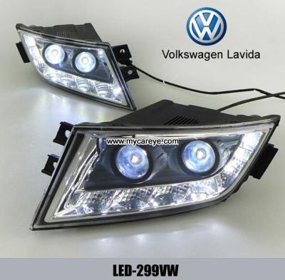 China VW Lavida daylight DRL LED Daytime driving Lights car foglight retrofit for sale