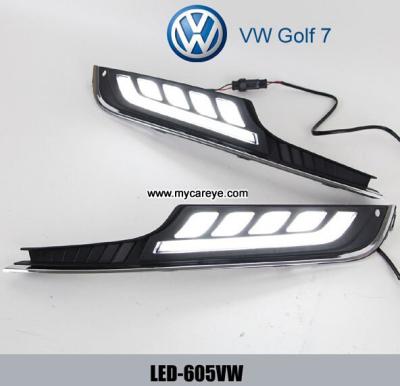 China Volkswagen VW Golf 7 DRL LED light Daytime driving Lights Car daylight for sale