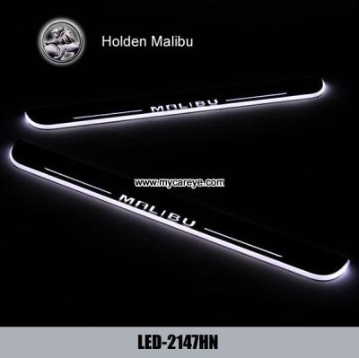 China Holden Malibu Car accessory stainless steel scuff plate door sill LED light for sale