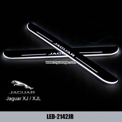 China Jaguar XJ LED LED DOOR SCUFF Sill Plate Side Step Pedal Lights for sale